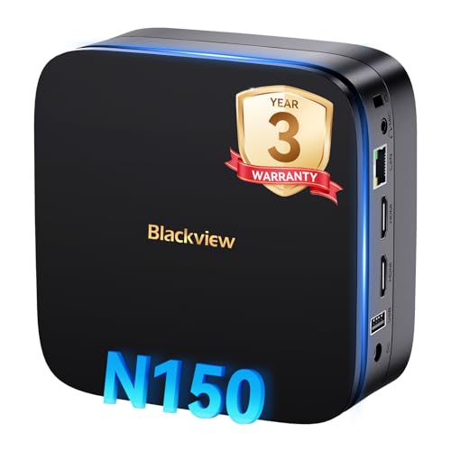 Blackview 3-Year Guarantee MP60 1TB Mini PC Win 11 Pro, Intel Twin